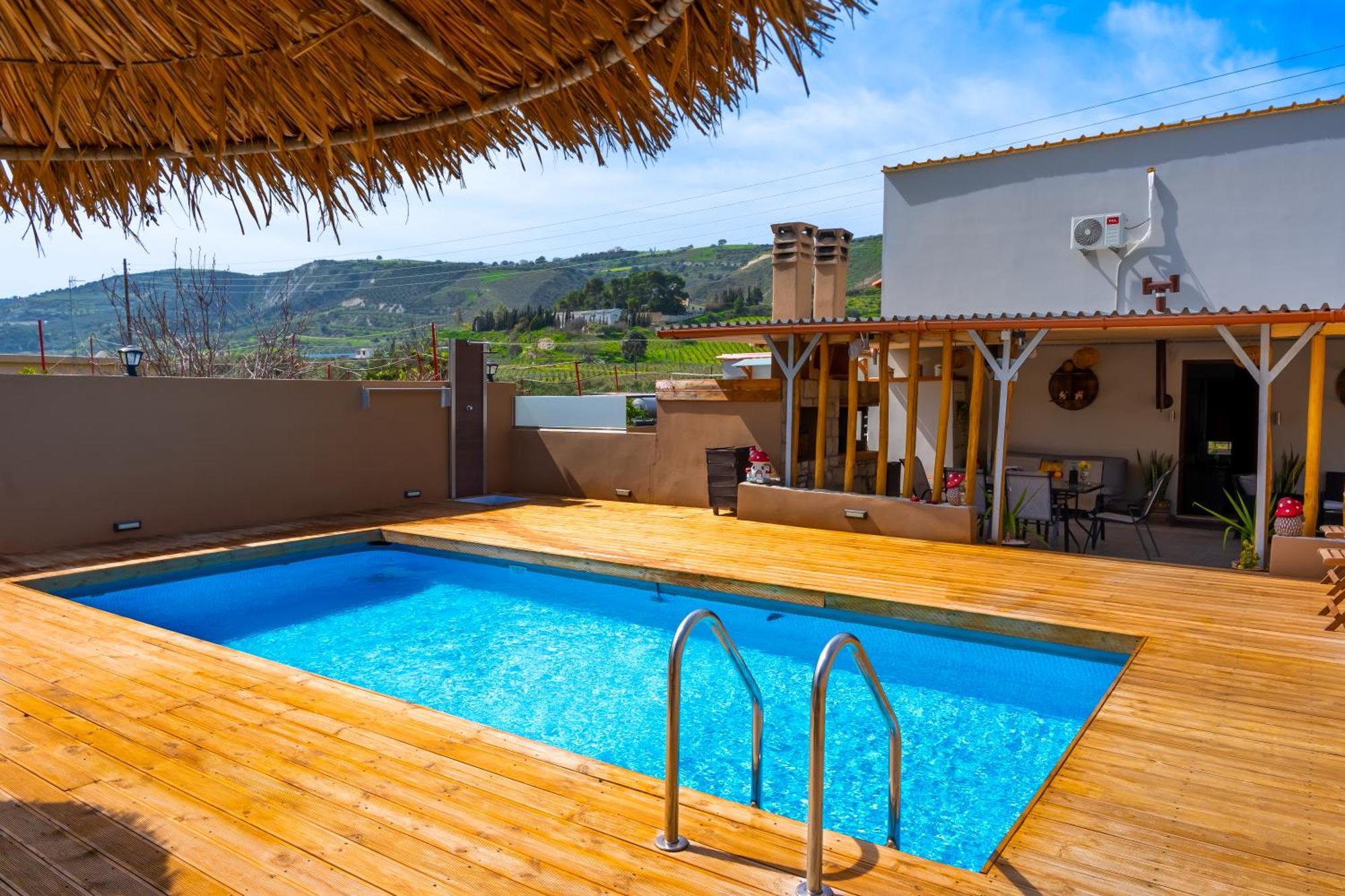 Countryhouse Villa With Pool & Private Parking Heraklion  Luaran gambar