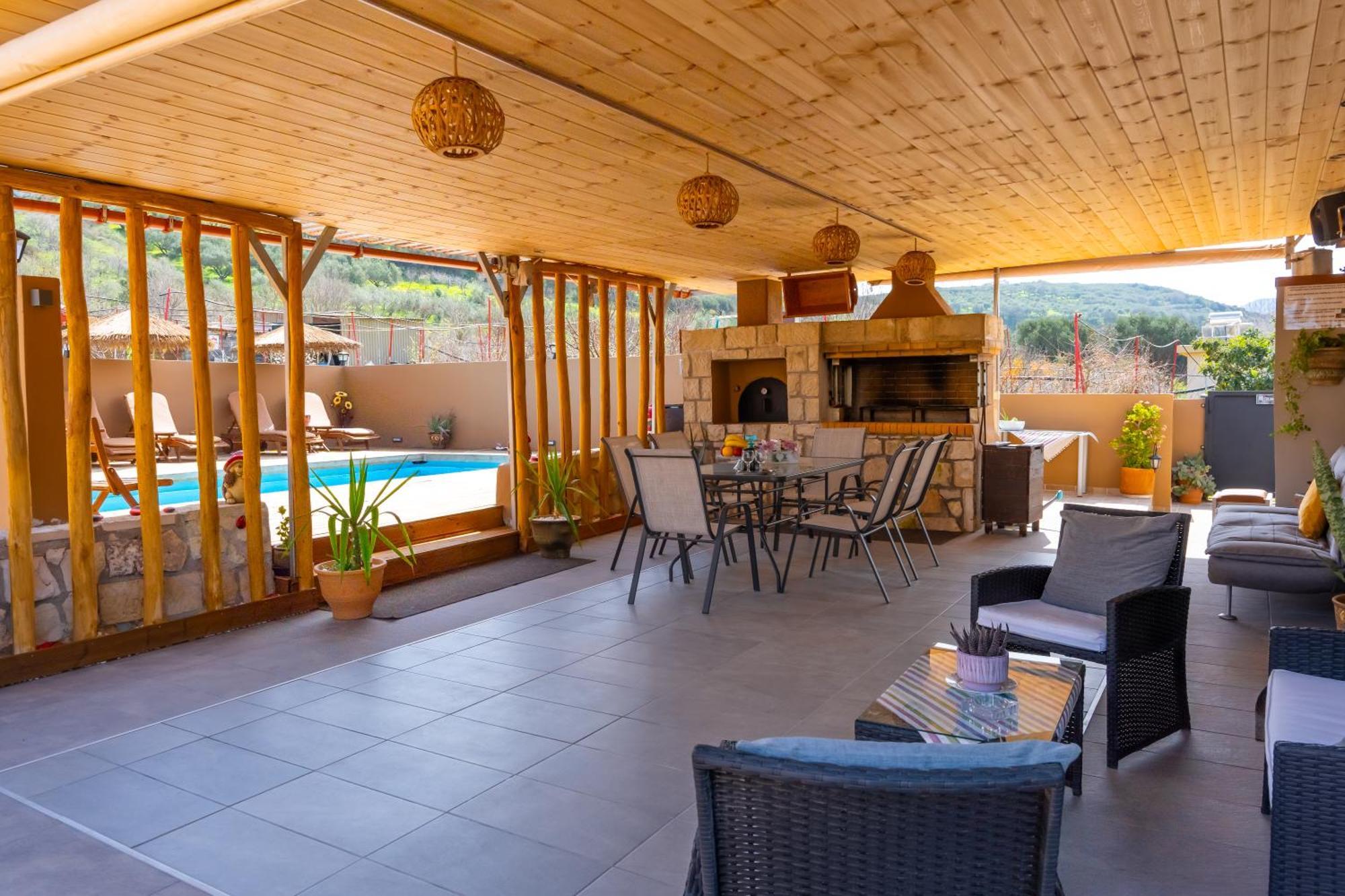Countryhouse Villa With Pool & Private Parking Heraklion  Luaran gambar