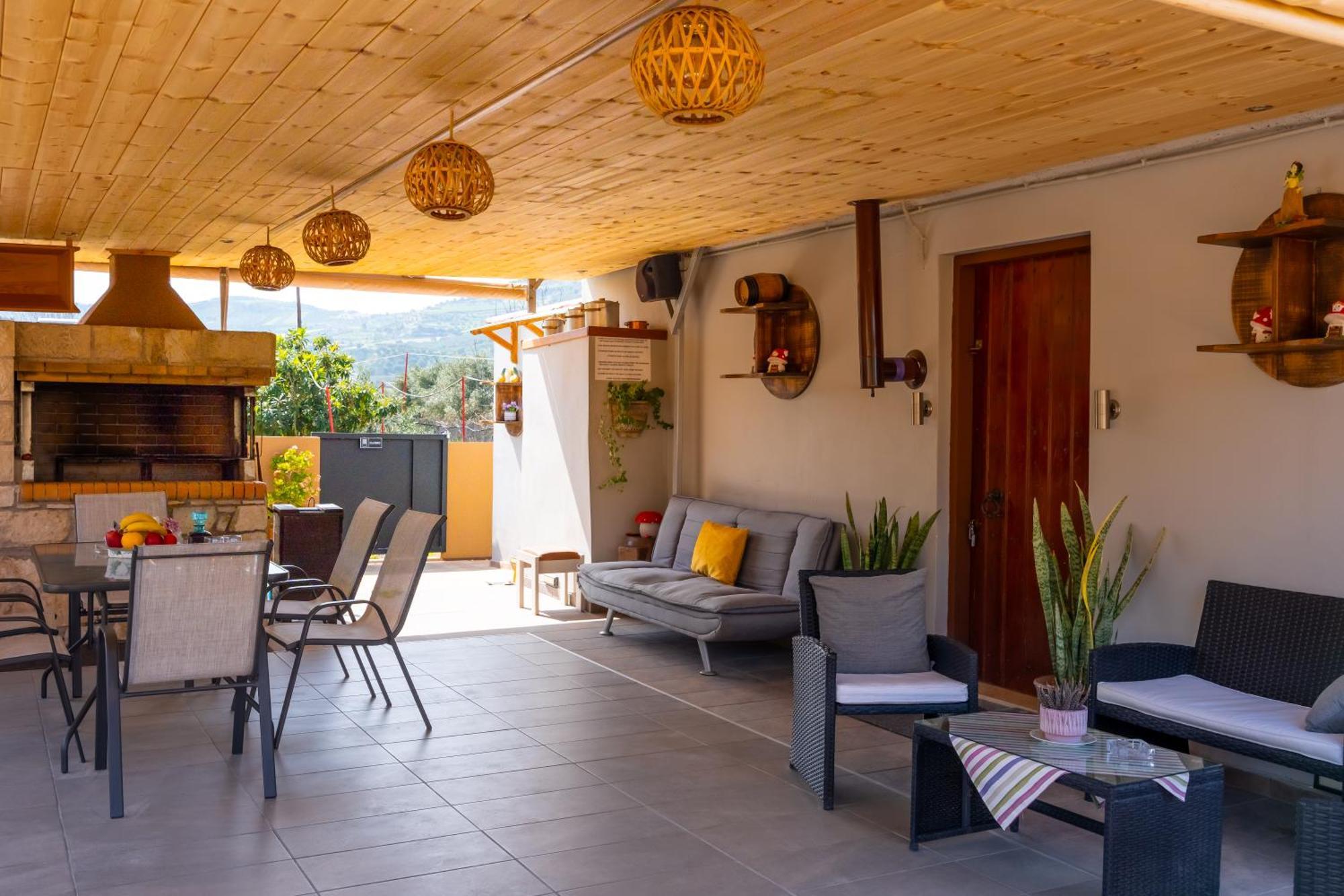 Countryhouse Villa With Pool & Private Parking Heraklion  Luaran gambar