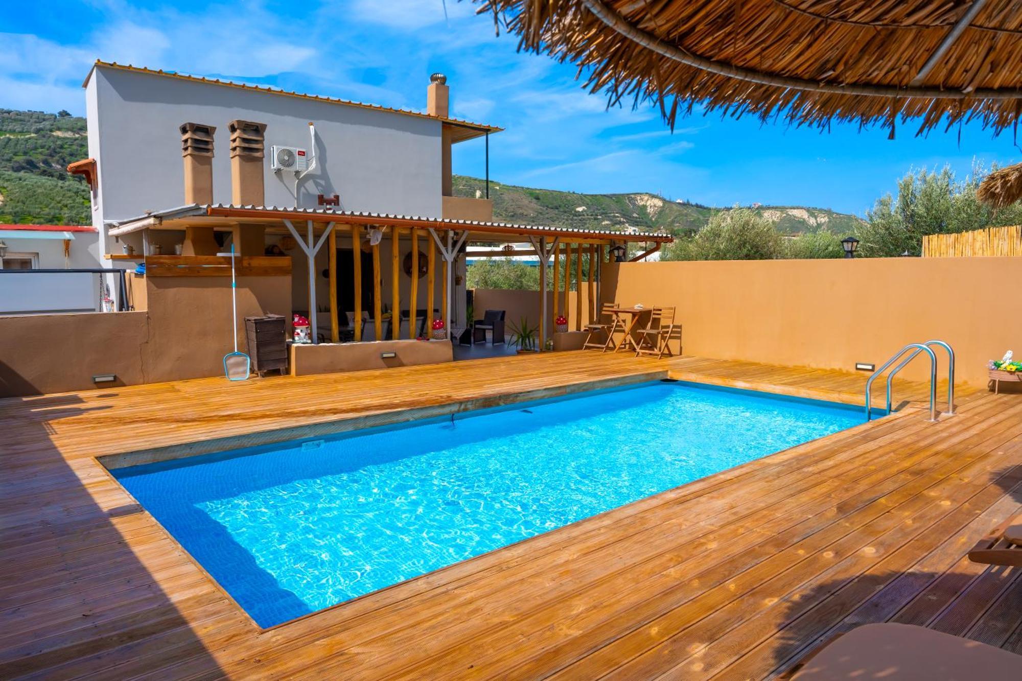 Countryhouse Villa With Pool & Private Parking Heraklion  Luaran gambar